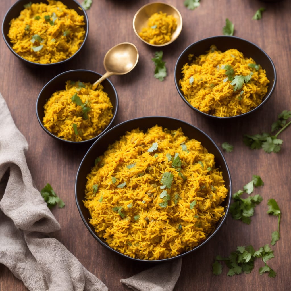 Turmeric Pilau with Golden Onions