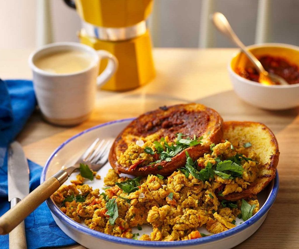 Turmeric Scrambled Eggs Recipe