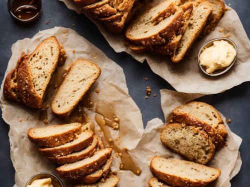Twisted Spiced Bread with Honey & Tahini Butter