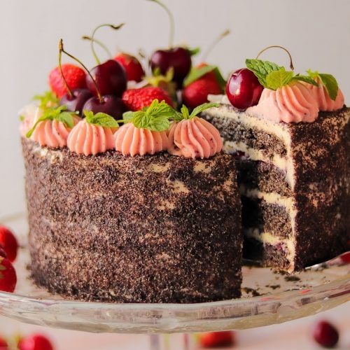 Vanilla & Poppy Seed Swirl Cake Recipe