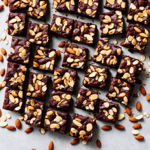 Vegan Cherry & Almond Brownies Recipe