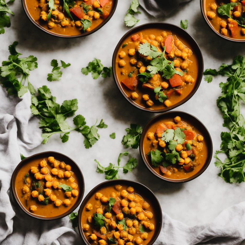 Vegan Chickpea Curry without Coconut Milk