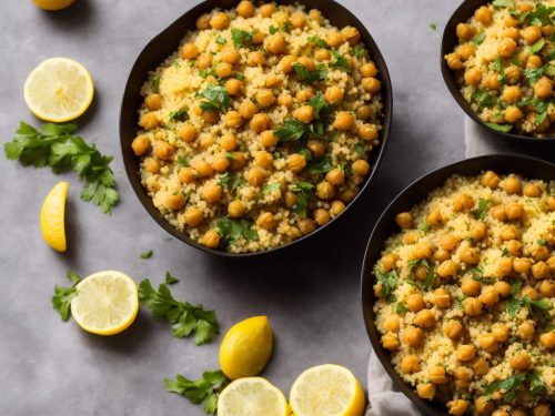 Vegetable Couscous with Chickpeas & Preserved Lemons