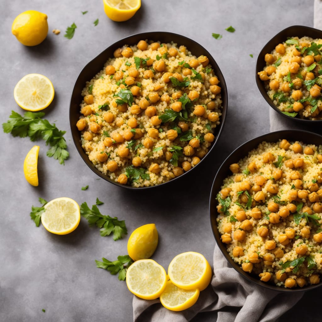 Vegetable Couscous with Chickpeas & Preserved Lemons