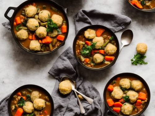 Vegetable Stew with Herby Dumplings