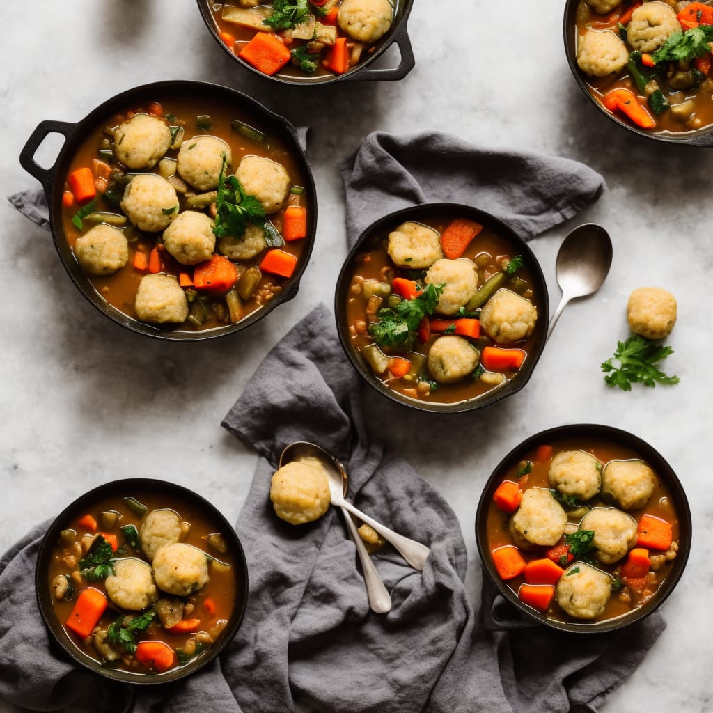Vegetable Stew with Herby Dumplings
