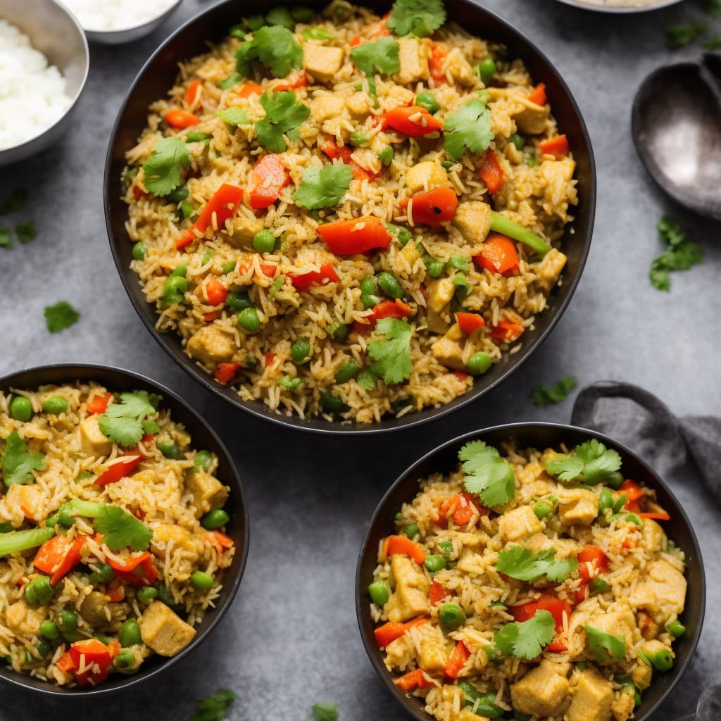 Vegetarian Thai Curry Fried Rice