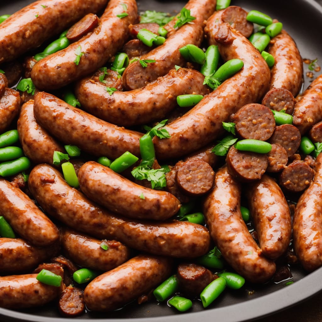 Venison Sausages with Piquant Beans Recipe | Recipes.net