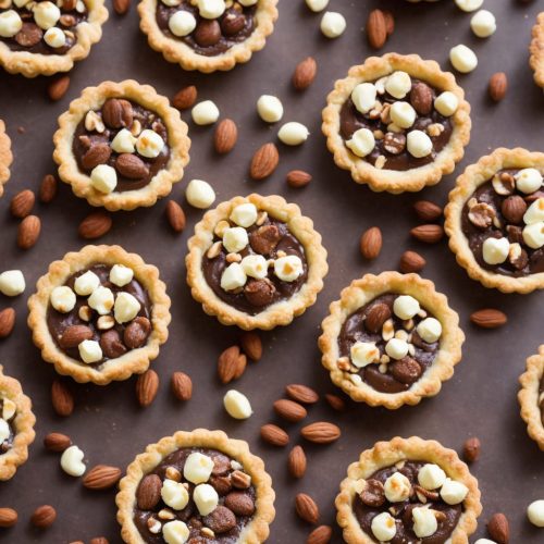 Warm Chocolate & Macadamia Nut Tarts Recipe
