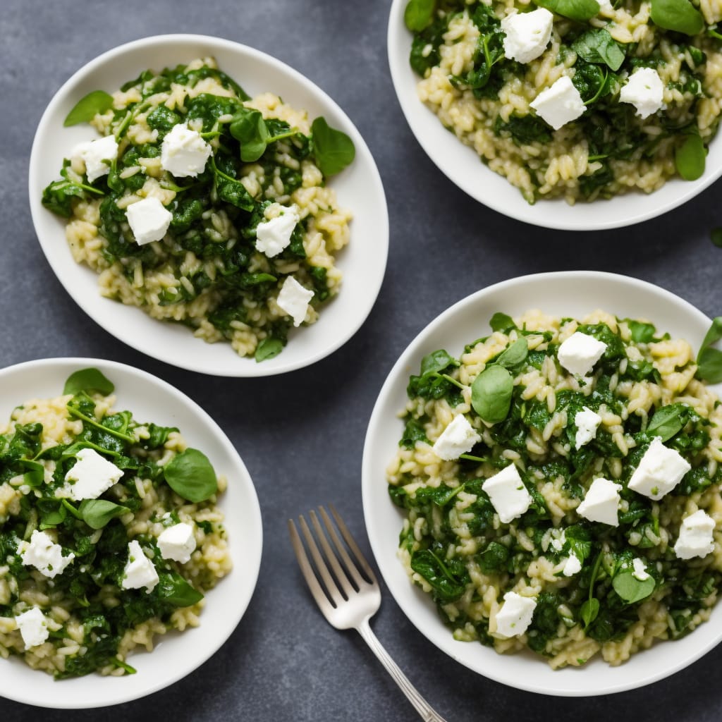 Watercress Risotto with Goat's Cheese