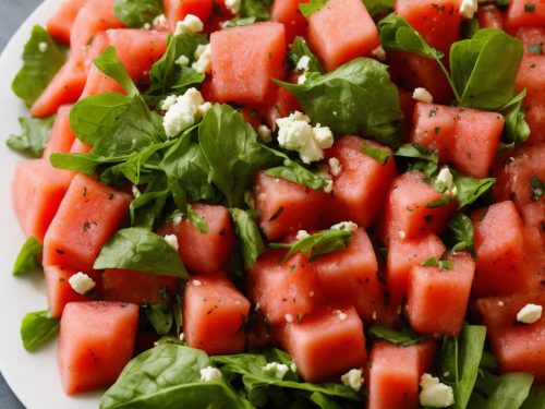 Watermelon Basil Salad