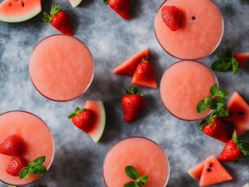 Watermelon & Strawberry Slushie
