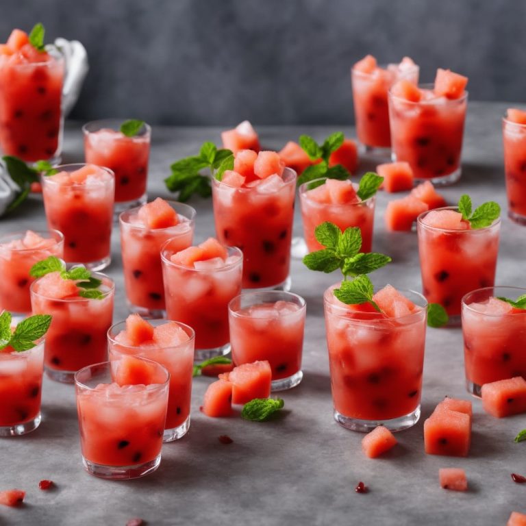 Watermelon Vodka Jelly Shots Recipe