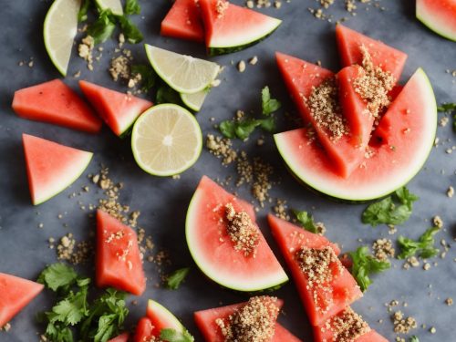 Watermelon with Dukkah Dip