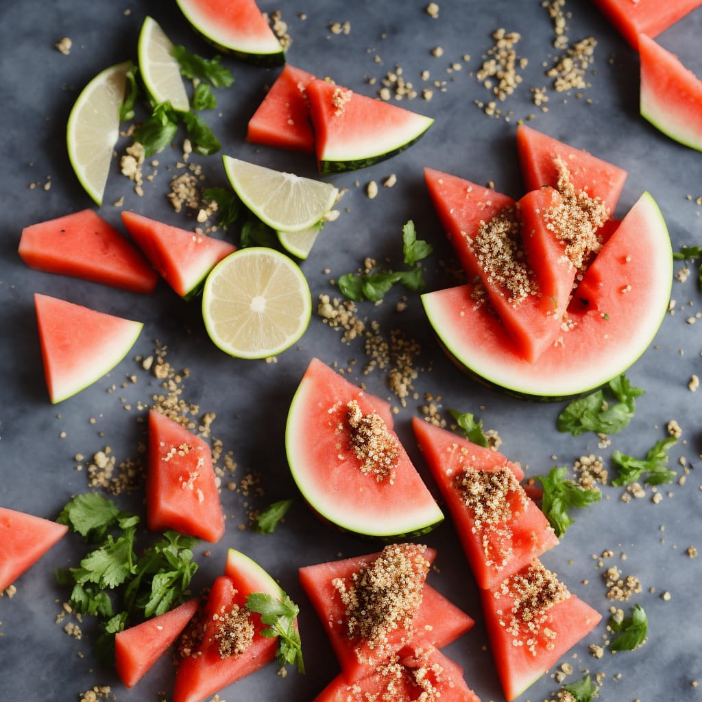 Watermelon with Dukkah Dip