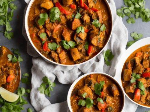 West Indian Spiced Aubergine Curry