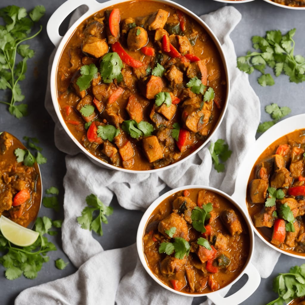 West Indian Spiced Aubergine Curry