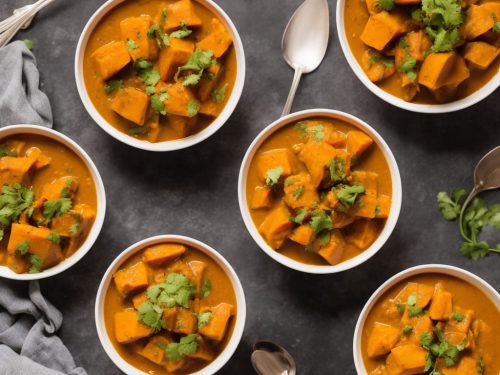 West Indian sweet potato curry