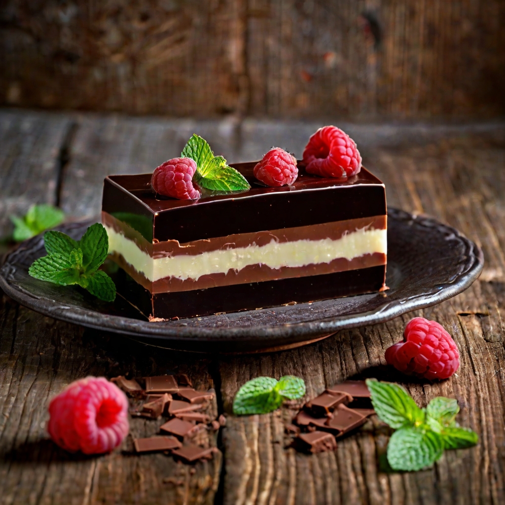 White & Dark Chocolate Terrine