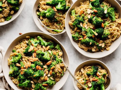 Wholewheat Pasta with Broccoli & Almonds