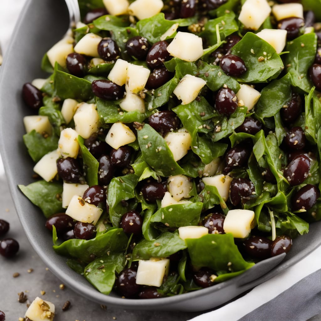 Winter Leaf, Date & Olive Salad