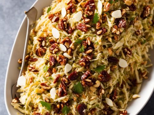 Winter Slaw with Maple Candied Nuts