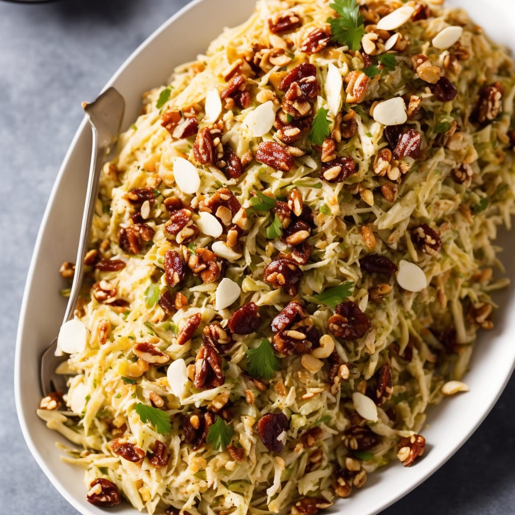Winter Slaw with Maple Candied Nuts