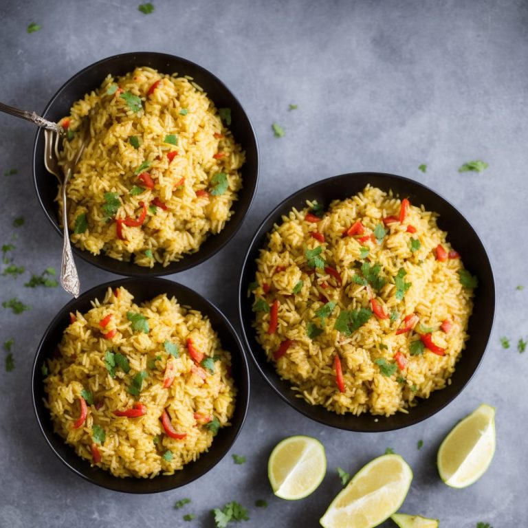 Yellow Pepper Rice Recipe