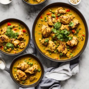 Yogurt & Almond Chicken Curry