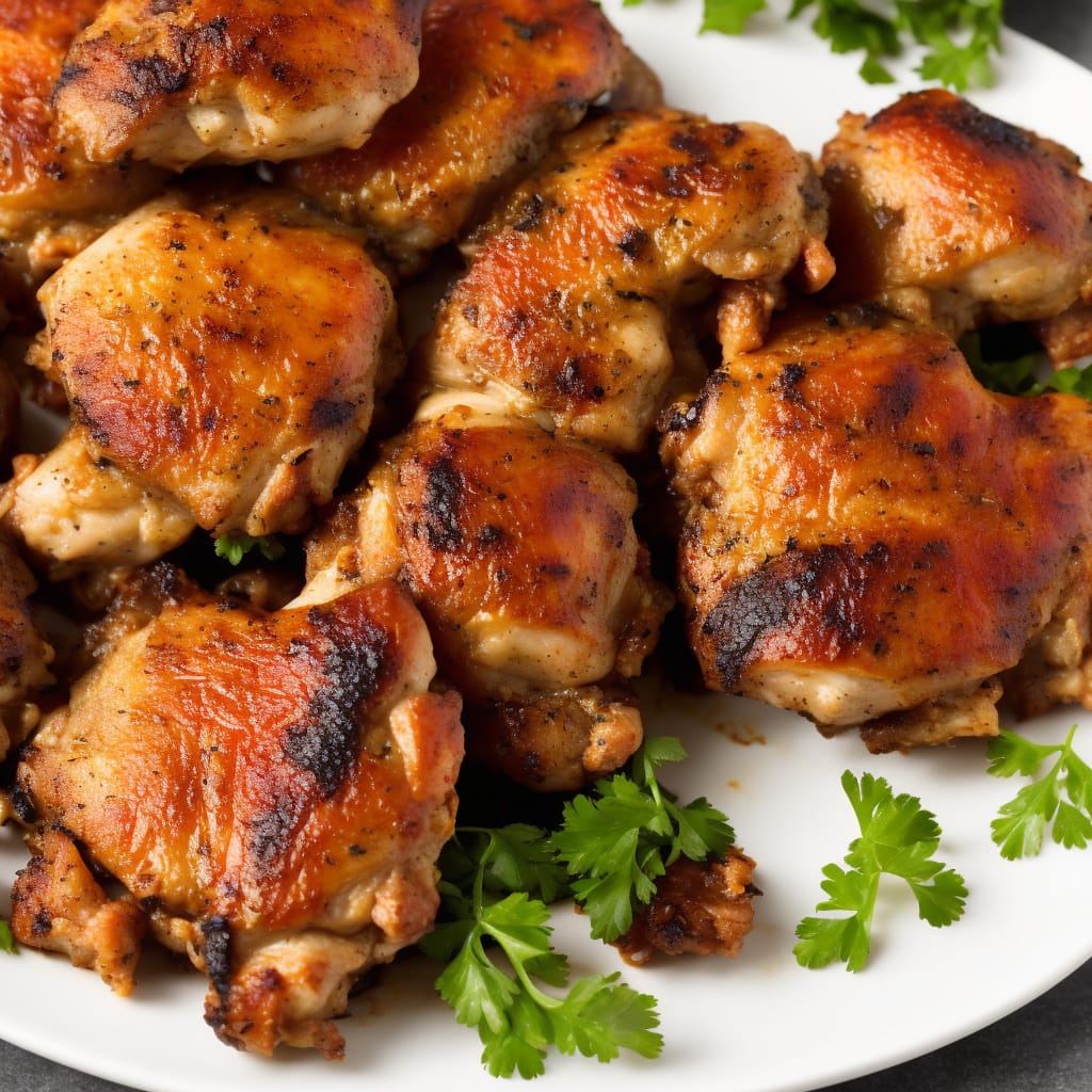 Zesty Broiled Chicken Thighs