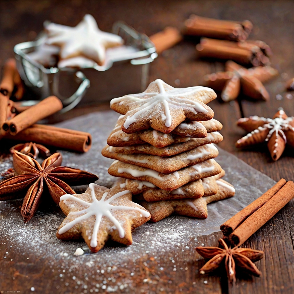 Zimtsterne (Cinnamon Star Cookies)