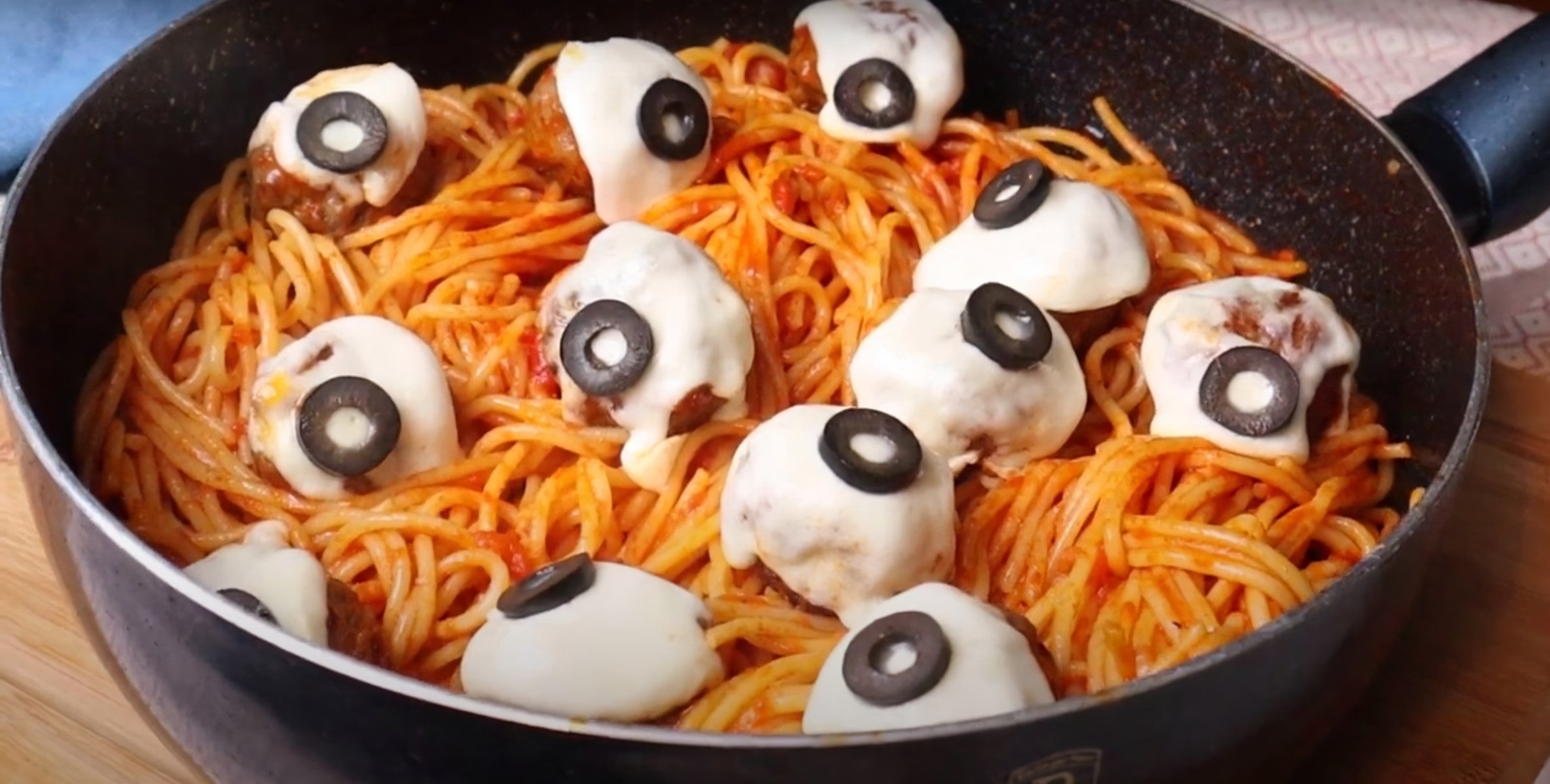 Zombie Eyes (Halloween Meatballs)