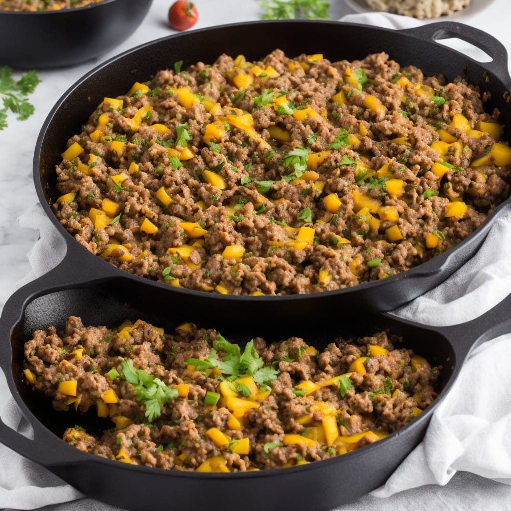 Zucchini and Ground Beef Skillet Recipe