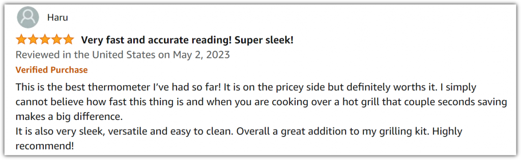 thermometer review