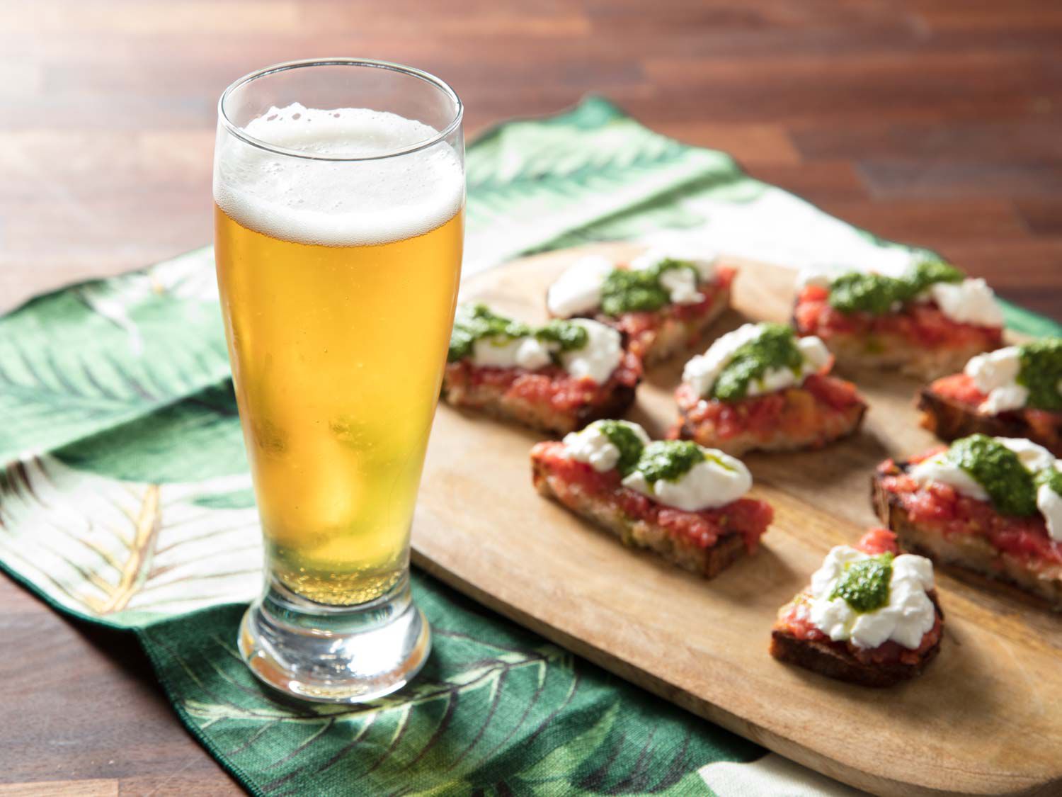food-and-beer-matching-lager