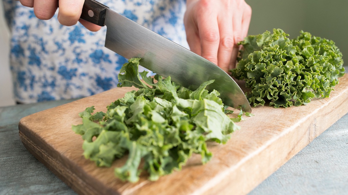 How to cut kale 