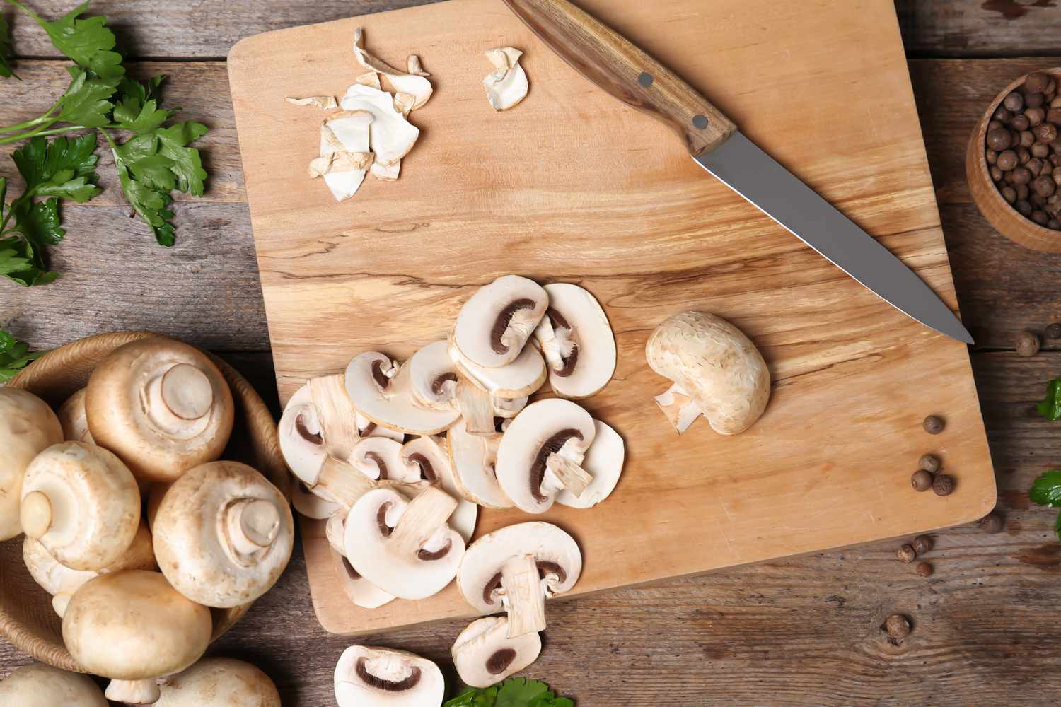 how-to-cut-mushrooms