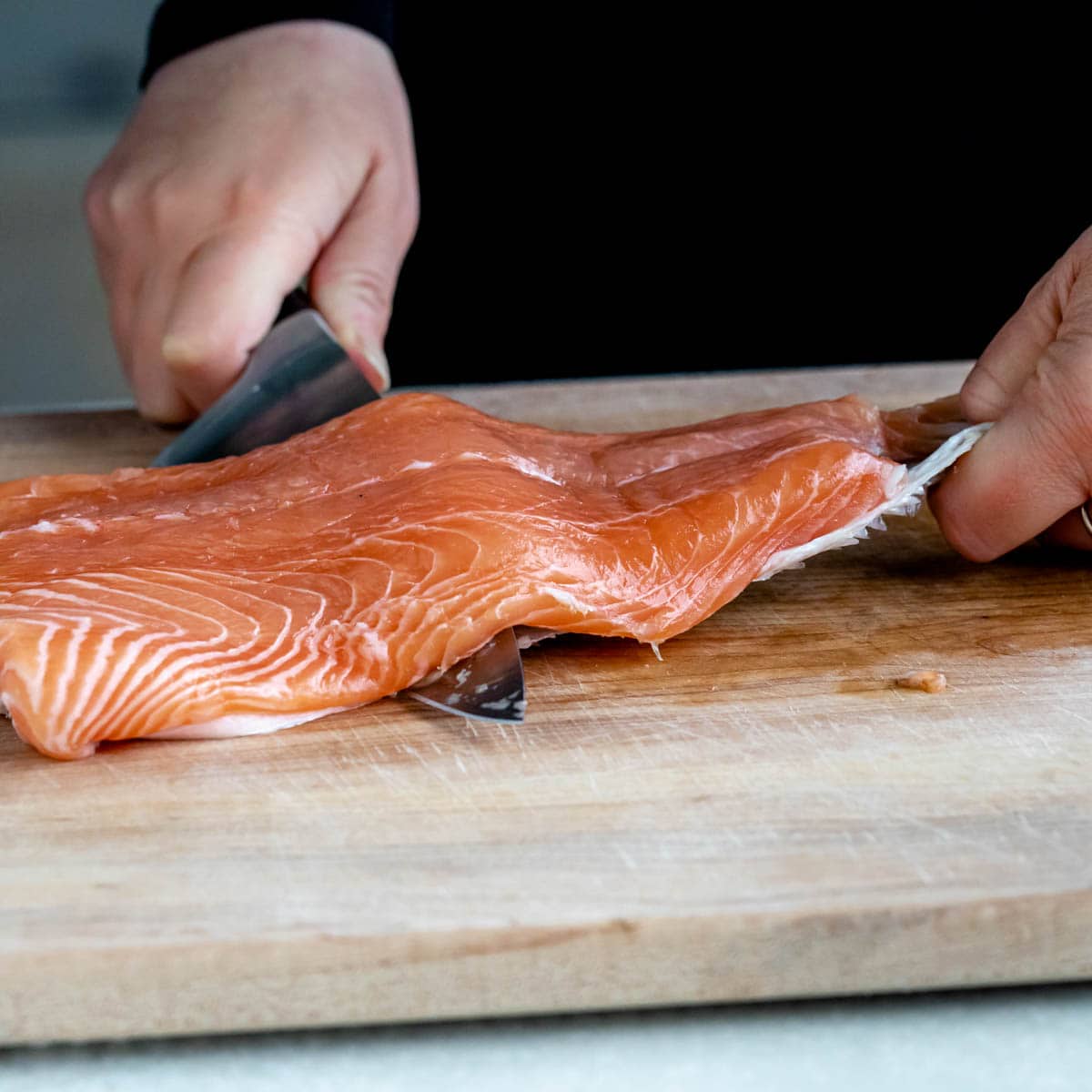 How To Cut Skin Off Salmon - Recipes.net