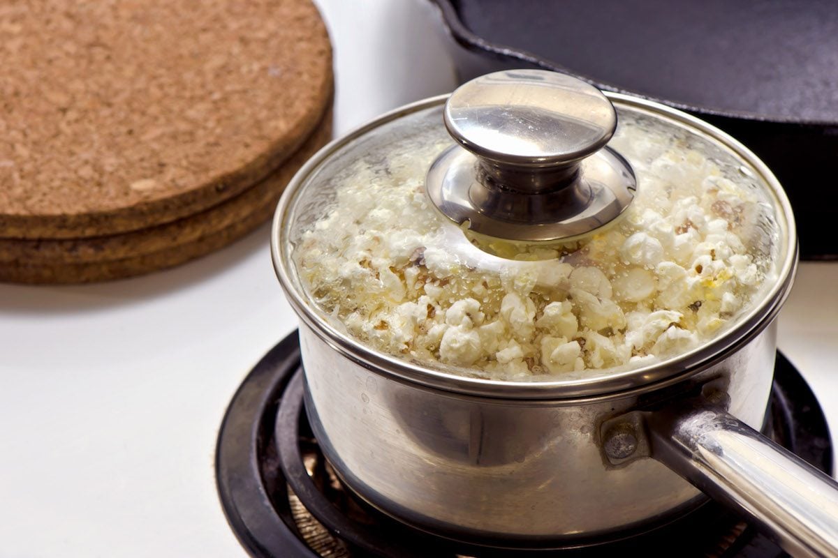 How to Make Popcorn on the Stove – A Couple Cooks