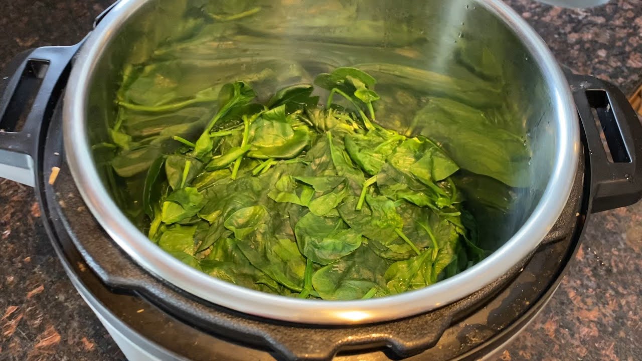 how-to-steam-spinach-in-instant-pot