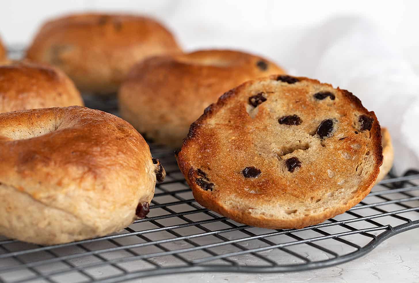 kick-off-the-weekend-with-sweet-and-spicy-cinnamon-raisin-bagels