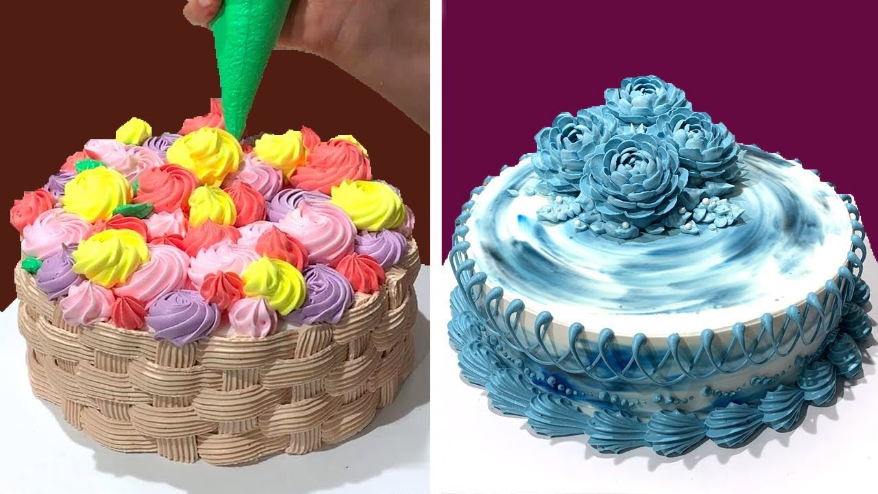43 Cute Buttercream Flower Cake Ideas : Tiny Flower Birthday Cake-thanhphatduhoc.com.vn