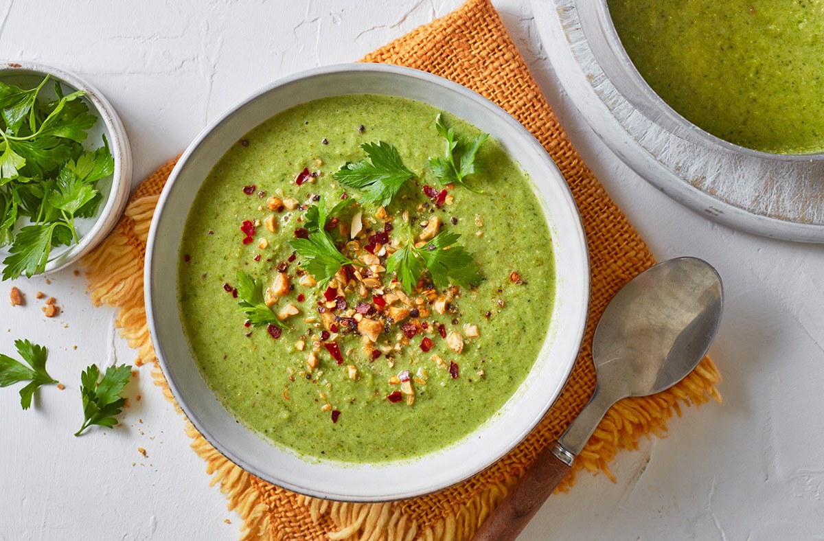 roast-broccoli-for-a-creamy-soup-filled-with-fall-flavors