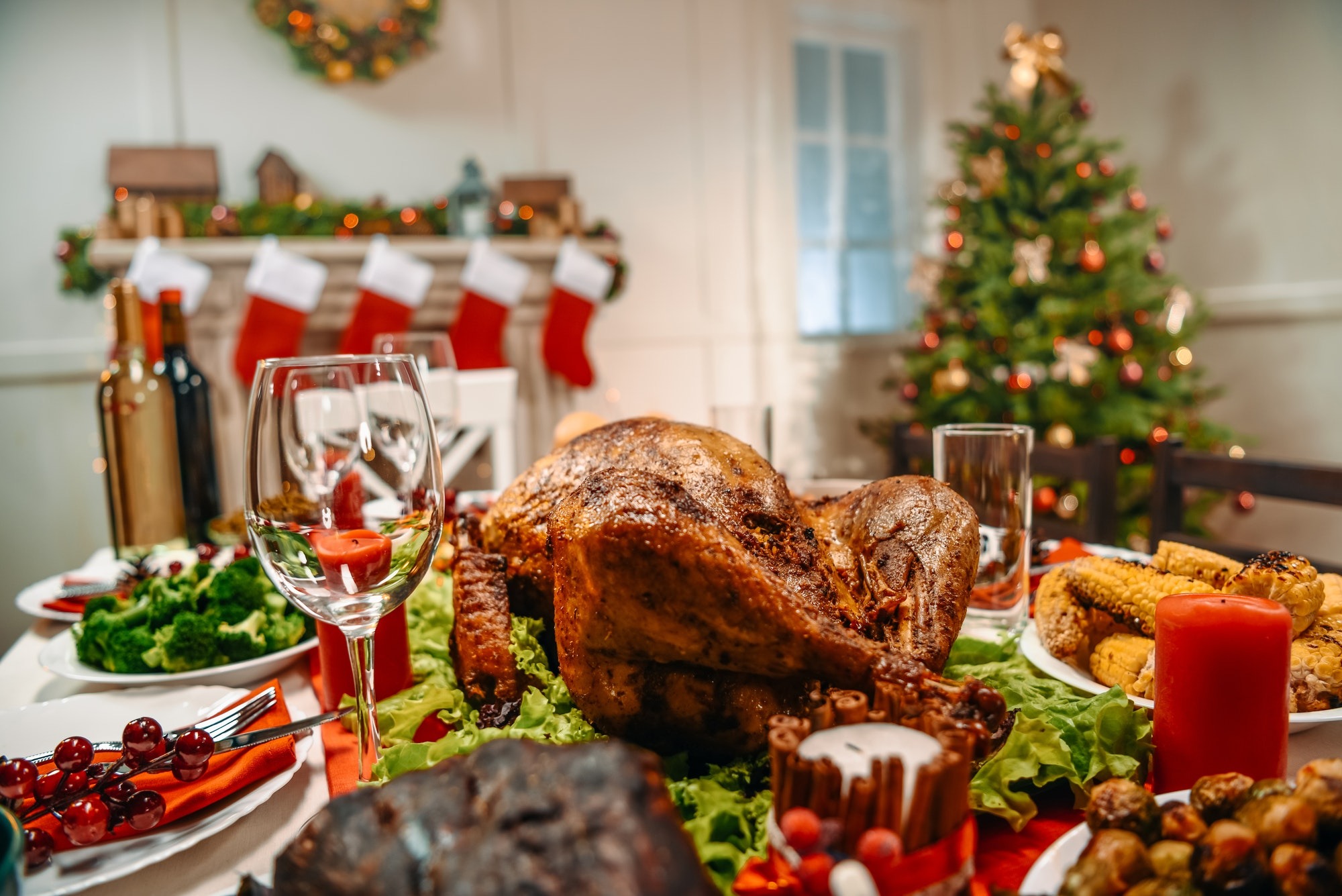 A casual Christmas dinner with an all-snacks menu