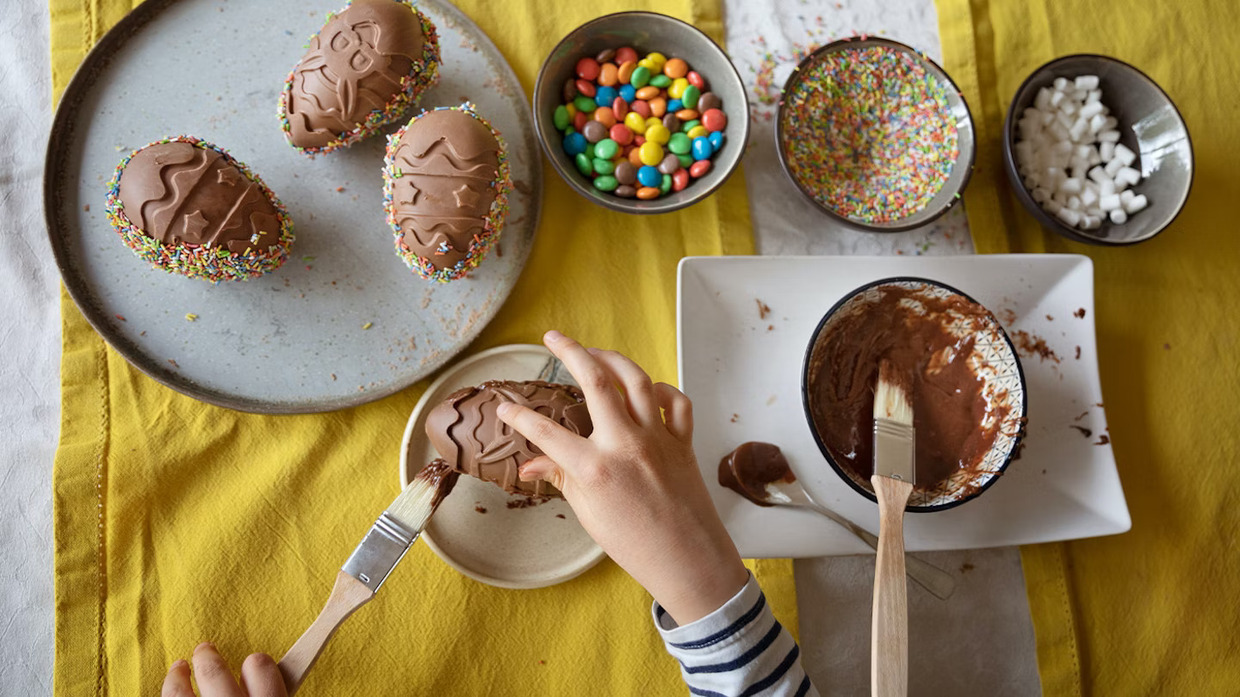 using-up-easter-chocolate-with-kids