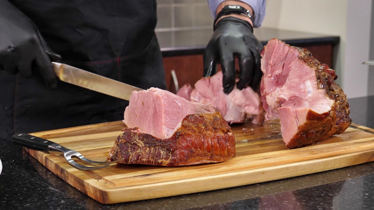 how-to-chop-a-piece-of-ham-from-a-butt