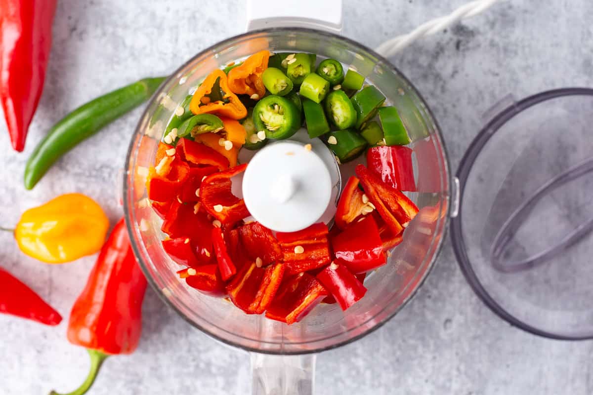 How To Chop Bell Peppers In Food Processor 