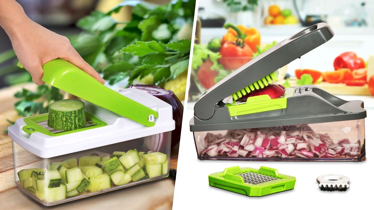 Onion Chopper The Quick, Safe and Simple Way to Chop up Your Fruits and  Vegetables.