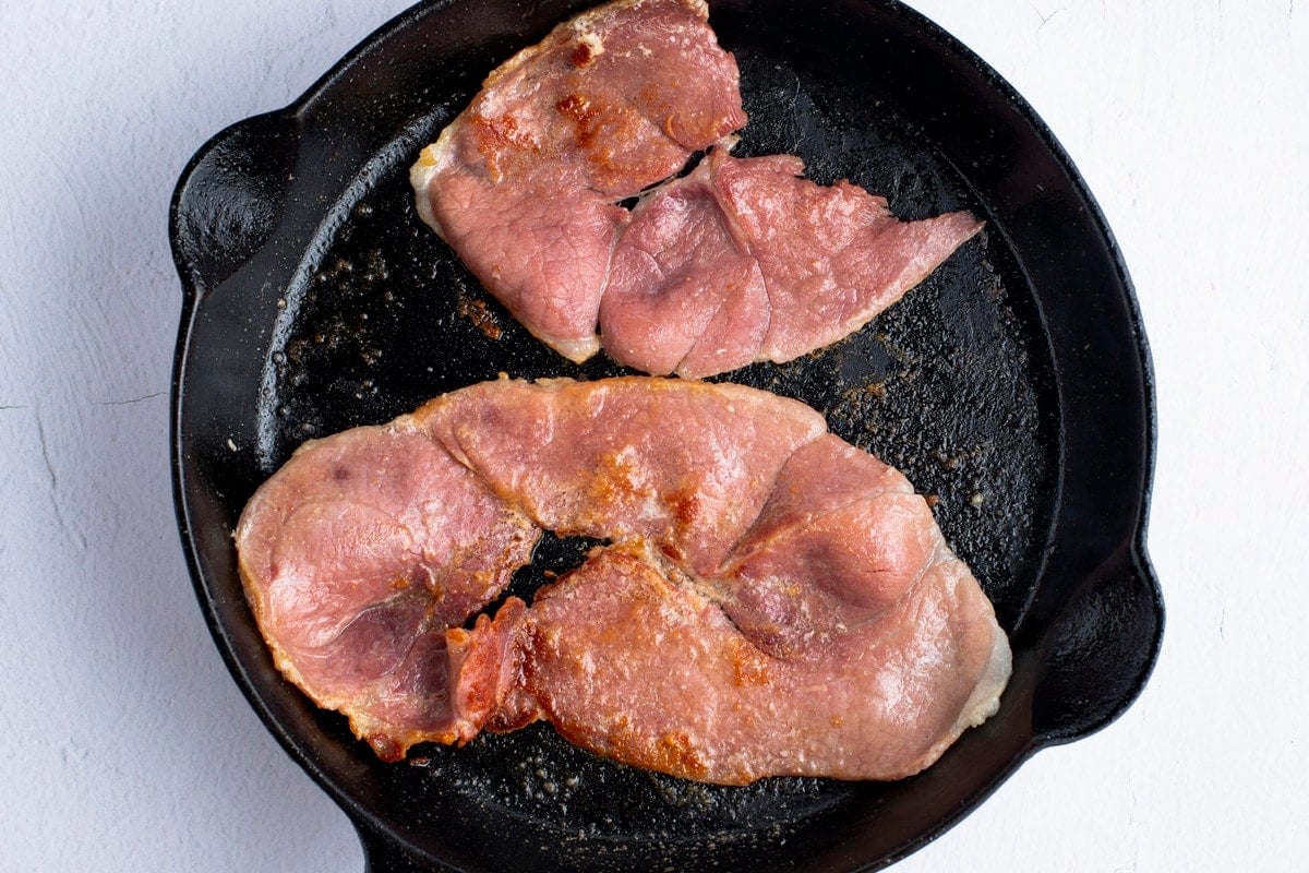 How To Cook Country Ham Slices In Skillet 