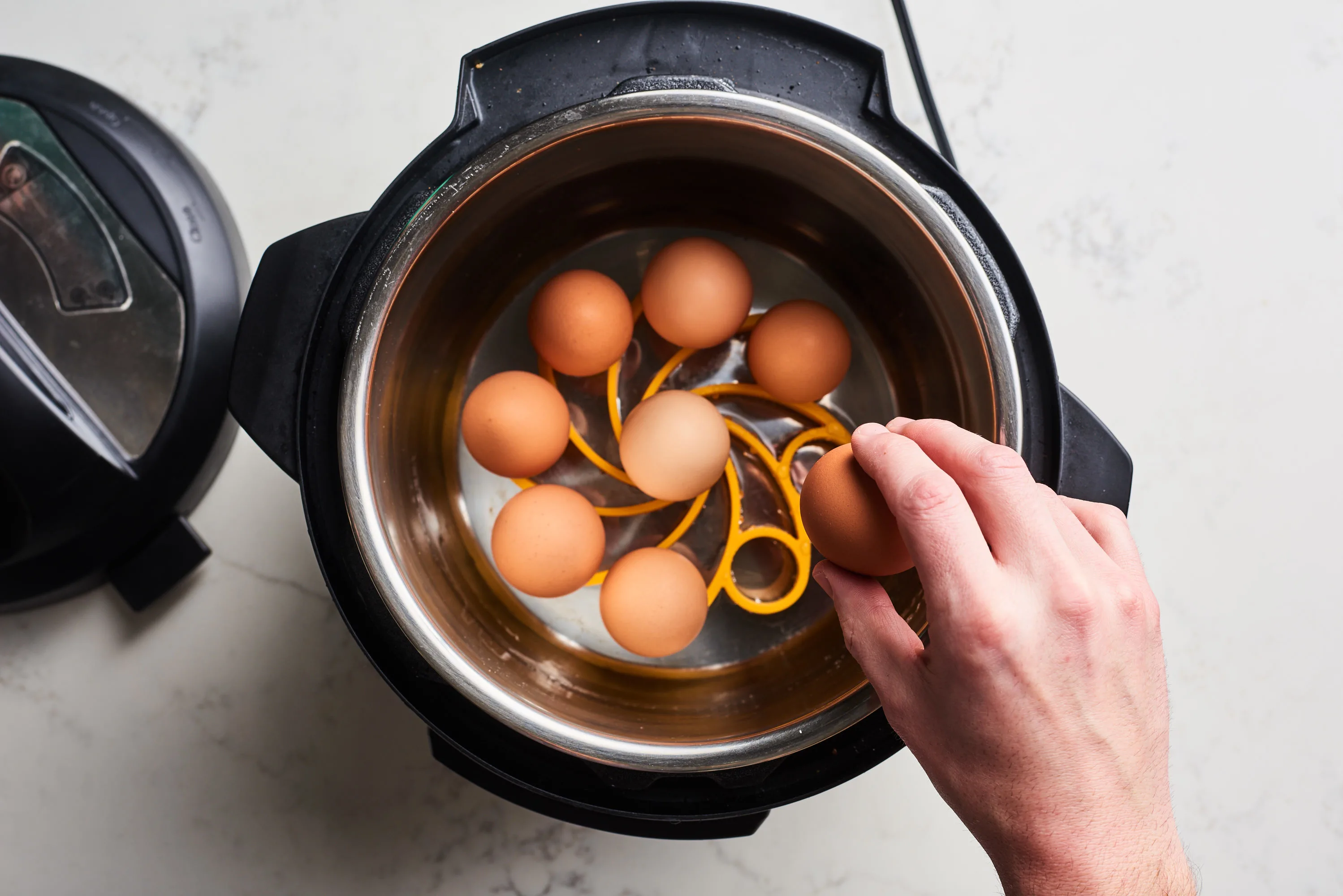 Instant pot soft online boiled eggs silicone mold